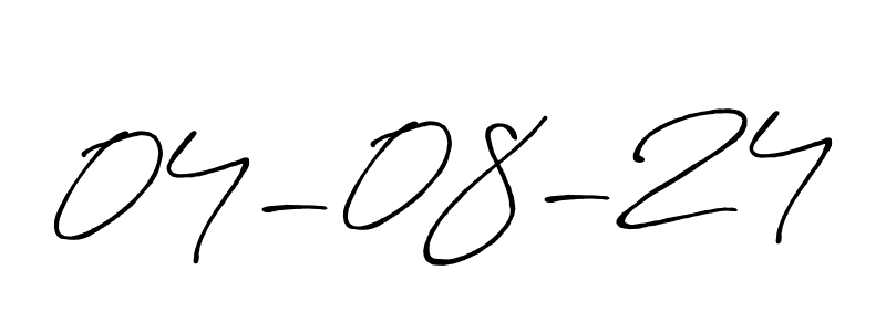 Similarly Antro_Vectra_Bolder is the best handwritten signature design. Signature creator online .You can use it as an online autograph creator for name 04-08-24. 04-08-24 signature style 7 images and pictures png