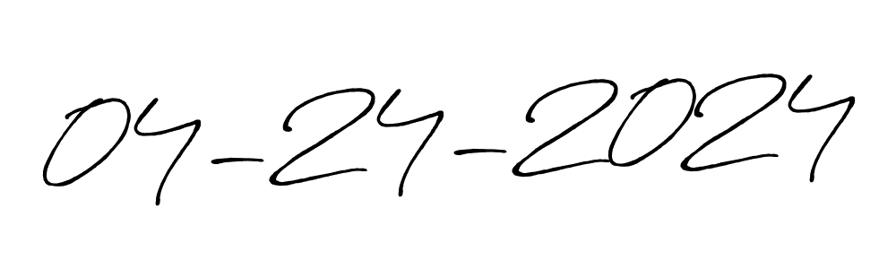 You should practise on your own different ways (Antro_Vectra_Bolder) to write your name (04-24-2024) in signature. don't let someone else do it for you. 04-24-2024 signature style 7 images and pictures png