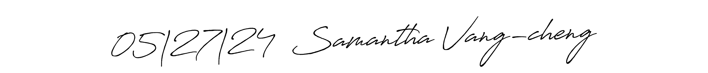 How to make 05|27|24  Samantha Vang-cheng signature? Antro_Vectra_Bolder is a professional autograph style. Create handwritten signature for 05|27|24  Samantha Vang-cheng name. 05|27|24  Samantha Vang-cheng signature style 7 images and pictures png