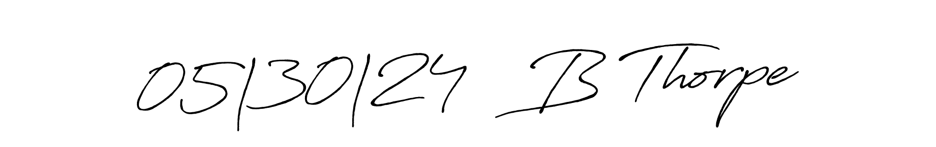 How to make 05|30|24   B Thorpe signature? Antro_Vectra_Bolder is a professional autograph style. Create handwritten signature for 05|30|24   B Thorpe name. 05|30|24   B Thorpe signature style 7 images and pictures png