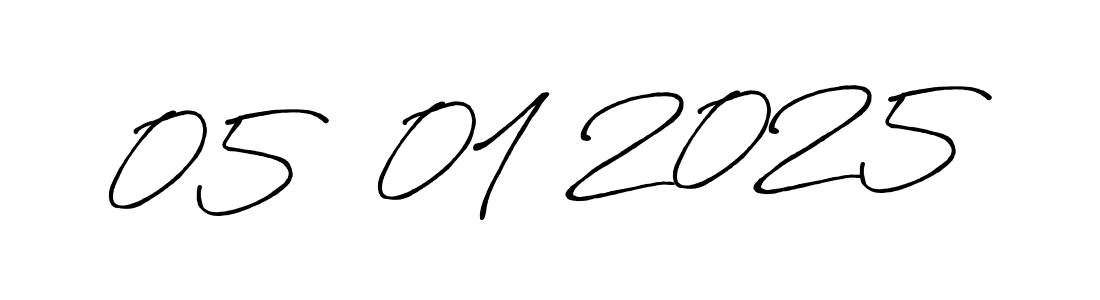 Create a beautiful signature design for name 05  01 2025. With this signature (Antro_Vectra_Bolder) fonts, you can make a handwritten signature for free. 05  01 2025 signature style 7 images and pictures png