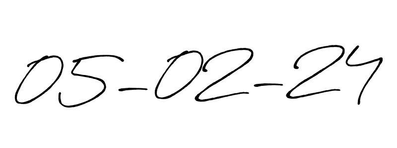 It looks lik you need a new signature style for name 05-02-24. Design unique handwritten (Antro_Vectra_Bolder) signature with our free signature maker in just a few clicks. 05-02-24 signature style 7 images and pictures png