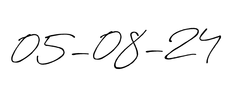 Create a beautiful signature design for name 05-08-24. With this signature (Antro_Vectra_Bolder) fonts, you can make a handwritten signature for free. 05-08-24 signature style 7 images and pictures png