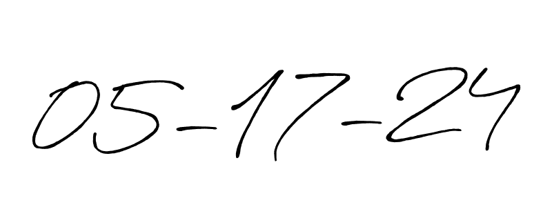 Antro_Vectra_Bolder is a professional signature style that is perfect for those who want to add a touch of class to their signature. It is also a great choice for those who want to make their signature more unique. Get 05-17-24 name to fancy signature for free. 05-17-24 signature style 7 images and pictures png