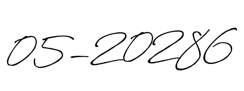 How to make 05-20286 name signature. Use Antro_Vectra_Bolder style for creating short signs online. This is the latest handwritten sign. 05-20286 signature style 7 images and pictures png