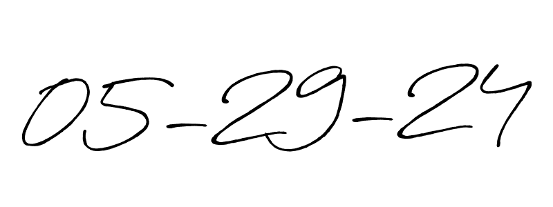 Create a beautiful signature design for name 05-29-24. With this signature (Antro_Vectra_Bolder) fonts, you can make a handwritten signature for free. 05-29-24 signature style 7 images and pictures png