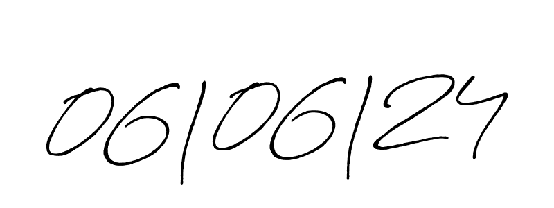 Design your own signature with our free online signature maker. With this signature software, you can create a handwritten (Antro_Vectra_Bolder) signature for name 06|06|24. 06|06|24 signature style 7 images and pictures png