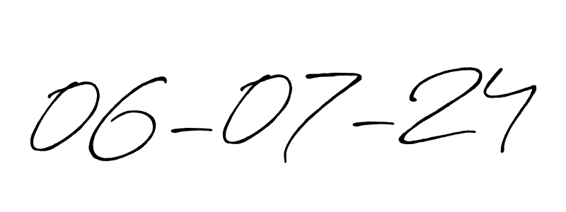 Also You can easily find your signature by using the search form. We will create 06-07-24 name handwritten signature images for you free of cost using Antro_Vectra_Bolder sign style. 06-07-24 signature style 7 images and pictures png