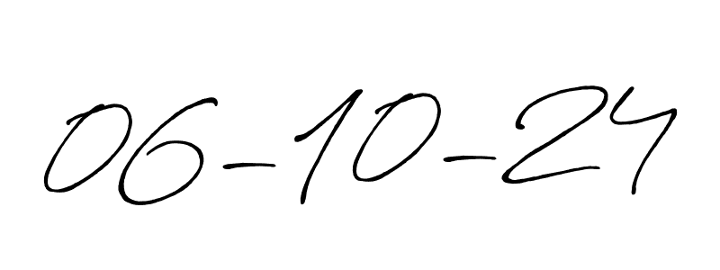 How to make 06-10-24 signature? Antro_Vectra_Bolder is a professional autograph style. Create handwritten signature for 06-10-24 name. 06-10-24 signature style 7 images and pictures png