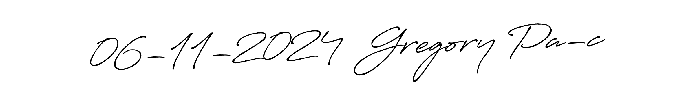 Use a signature maker to create a handwritten signature online. With this signature software, you can design (Antro_Vectra_Bolder) your own signature for name 06-11-2024  Gregory Pa-c. 06-11-2024  Gregory Pa-c signature style 7 images and pictures png