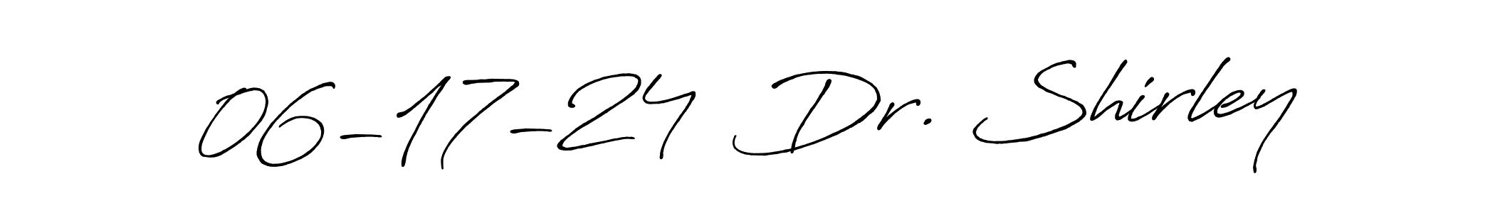 You can use this online signature creator to create a handwritten signature for the name 06-17-24  Dr. Shirley. This is the best online autograph maker. 06-17-24  Dr. Shirley signature style 7 images and pictures png