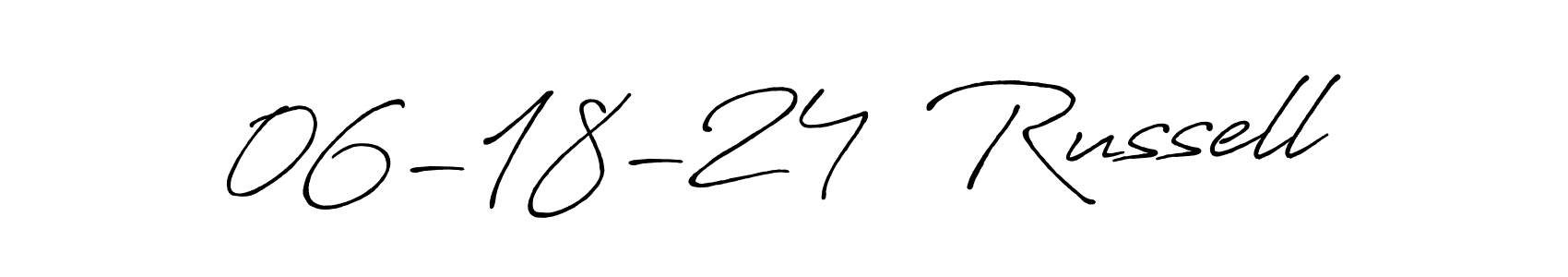 Check out images of Autograph of 06-18-24  Russell name. Actor 06-18-24  Russell Signature Style. Antro_Vectra_Bolder is a professional sign style online. 06-18-24  Russell signature style 7 images and pictures png