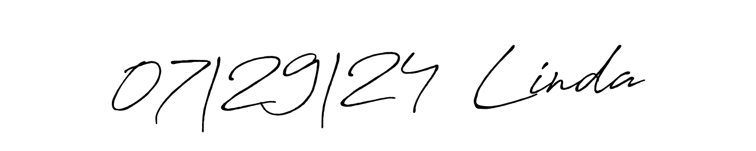 You should practise on your own different ways (Antro_Vectra_Bolder) to write your name (07|29|24  Linda) in signature. don't let someone else do it for you. 07|29|24  Linda signature style 7 images and pictures png