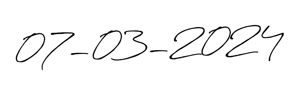 Similarly Antro_Vectra_Bolder is the best handwritten signature design. Signature creator online .You can use it as an online autograph creator for name 07-03-2024. 07-03-2024 signature style 7 images and pictures png