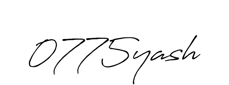 How to make 0775yash name signature. Use Antro_Vectra_Bolder style for creating short signs online. This is the latest handwritten sign. 0775yash signature style 7 images and pictures png