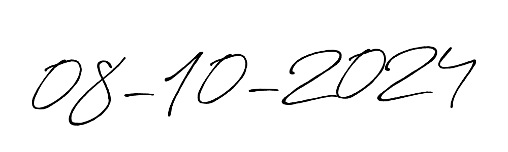 Design your own signature with our free online signature maker. With this signature software, you can create a handwritten (Antro_Vectra_Bolder) signature for name 08-10-2024. 08-10-2024 signature style 7 images and pictures png