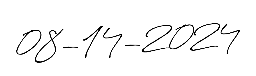 Design your own signature with our free online signature maker. With this signature software, you can create a handwritten (Antro_Vectra_Bolder) signature for name 08-14-2024. 08-14-2024 signature style 7 images and pictures png