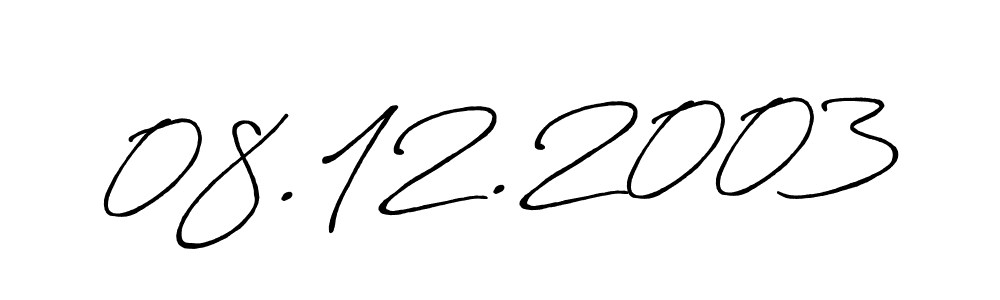 Once you've used our free online signature maker to create your best signature Antro_Vectra_Bolder style, it's time to enjoy all of the benefits that 08.12.2003 name signing documents. 08.12.2003 signature style 7 images and pictures png