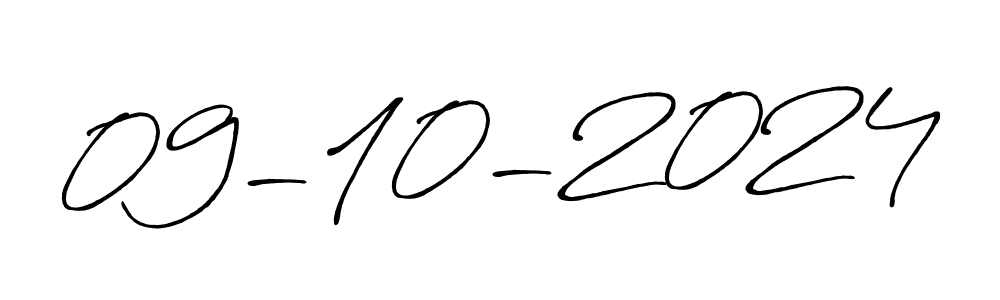 Make a beautiful signature design for name 09-10-2024. With this signature (Antro_Vectra_Bolder) style, you can create a handwritten signature for free. 09-10-2024 signature style 7 images and pictures png