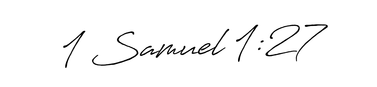 Also You can easily find your signature by using the search form. We will create 1 Samuel 1:27 name handwritten signature images for you free of cost using Antro_Vectra_Bolder sign style. 1 Samuel 1:27 signature style 7 images and pictures png