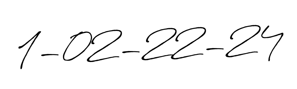 Once you've used our free online signature maker to create your best signature Antro_Vectra_Bolder style, it's time to enjoy all of the benefits that 1-02-22-24 name signing documents. 1-02-22-24 signature style 7 images and pictures png