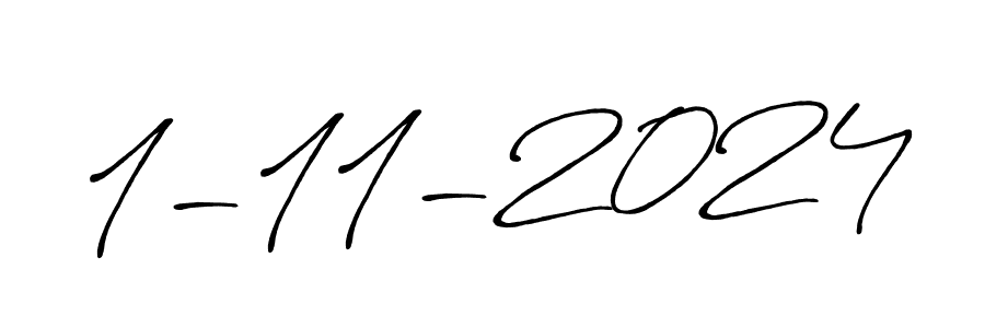 Use a signature maker to create a handwritten signature online. With this signature software, you can design (Antro_Vectra_Bolder) your own signature for name 1-11-2024. 1-11-2024 signature style 7 images and pictures png