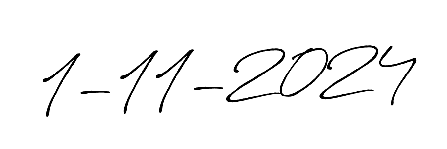 Use a signature maker to create a handwritten signature online. With this signature software, you can design (Antro_Vectra_Bolder) your own signature for name 1-11-2024. 1-11-2024 signature style 7 images and pictures png