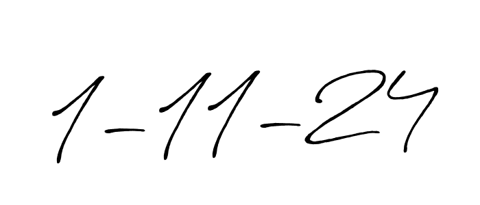 Also You can easily find your signature by using the search form. We will create 1-11-24 name handwritten signature images for you free of cost using Antro_Vectra_Bolder sign style. 1-11-24 signature style 7 images and pictures png