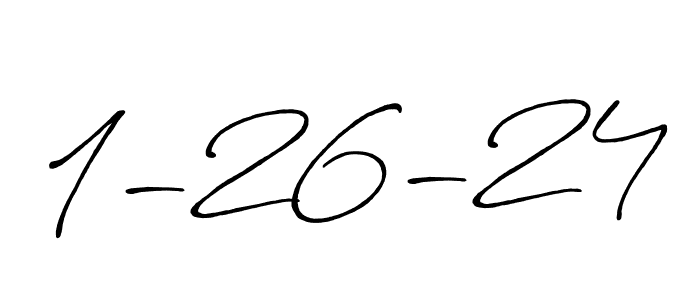 You can use this online signature creator to create a handwritten signature for the name 1-26-24. This is the best online autograph maker. 1-26-24 signature style 7 images and pictures png