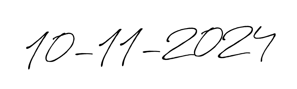 Design your own signature with our free online signature maker. With this signature software, you can create a handwritten (Antro_Vectra_Bolder) signature for name 10-11-2024. 10-11-2024 signature style 7 images and pictures png