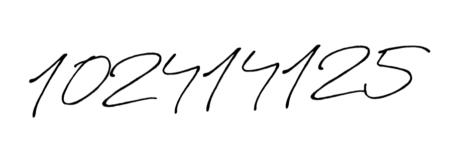 if you are searching for the best signature style for your name 102414125. so please give up your signature search. here we have designed multiple signature styles  using Antro_Vectra_Bolder. 102414125 signature style 7 images and pictures png