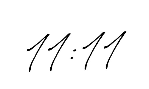 Create a beautiful signature design for name 11:11. With this signature (Antro_Vectra_Bolder) fonts, you can make a handwritten signature for free. 11:11 signature style 7 images and pictures png