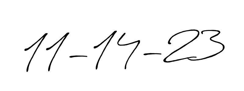 Also we have 11-14-23 name is the best signature style. Create professional handwritten signature collection using Antro_Vectra_Bolder autograph style. 11-14-23 signature style 7 images and pictures png