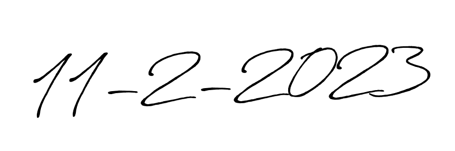 The best way (Antro_Vectra_Bolder) to make a short signature is to pick only two or three words in your name. The name 11-2-2023 include a total of six letters. For converting this name. 11-2-2023 signature style 7 images and pictures png