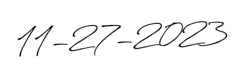 Once you've used our free online signature maker to create your best signature Antro_Vectra_Bolder style, it's time to enjoy all of the benefits that 11-27-2023 name signing documents. 11-27-2023 signature style 7 images and pictures png