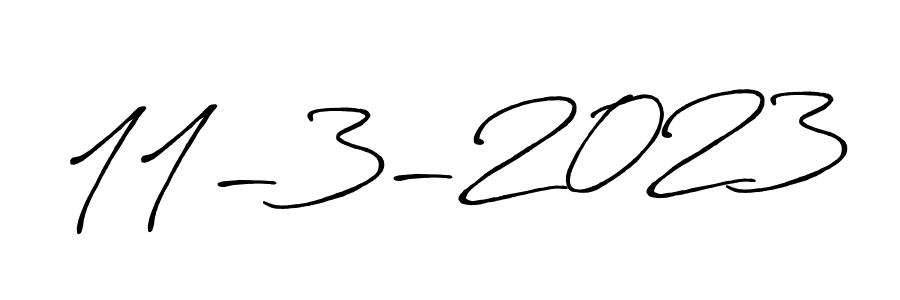 Create a beautiful signature design for name 11-3-2023. With this signature (Antro_Vectra_Bolder) fonts, you can make a handwritten signature for free. 11-3-2023 signature style 7 images and pictures png