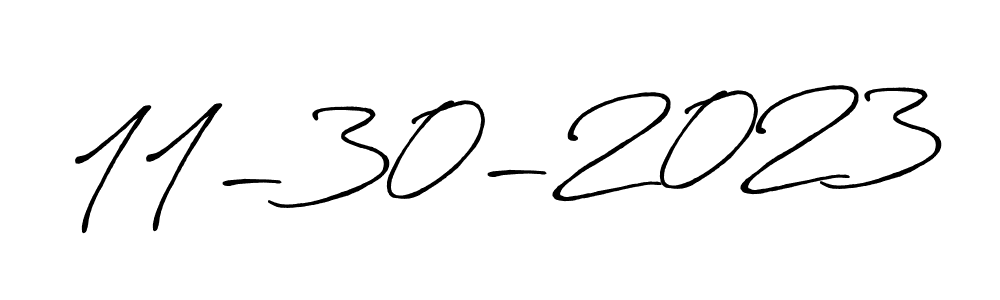 Make a beautiful signature design for name 11-30-2023. With this signature (Antro_Vectra_Bolder) style, you can create a handwritten signature for free. 11-30-2023 signature style 7 images and pictures png