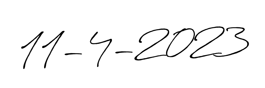 Create a beautiful signature design for name 11-4-2023. With this signature (Antro_Vectra_Bolder) fonts, you can make a handwritten signature for free. 11-4-2023 signature style 7 images and pictures png