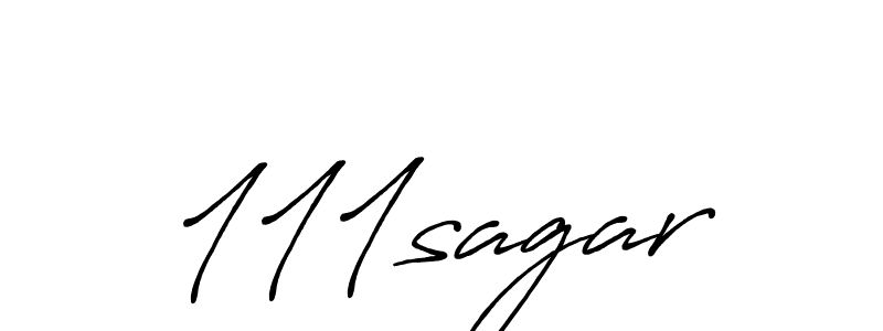 111sagar stylish signature style. Best Handwritten Sign (Antro_Vectra_Bolder) for my name. Handwritten Signature Collection Ideas for my name 111sagar. 111sagar signature style 7 images and pictures png