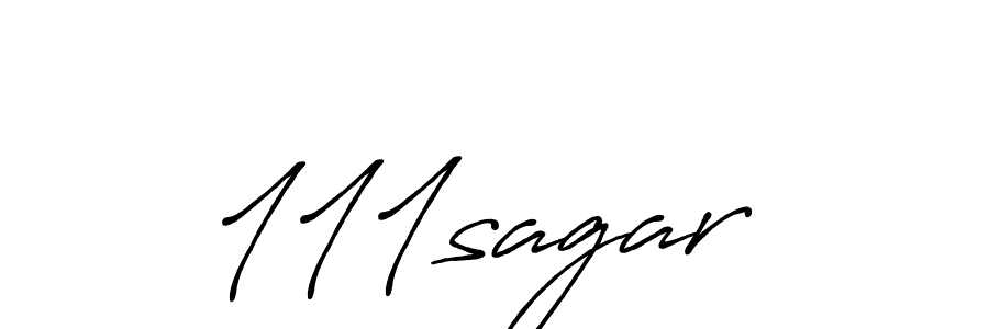 Create a beautiful signature design for name 111sagar . With this signature (Antro_Vectra_Bolder) fonts, you can make a handwritten signature for free. 111sagar  signature style 7 images and pictures png