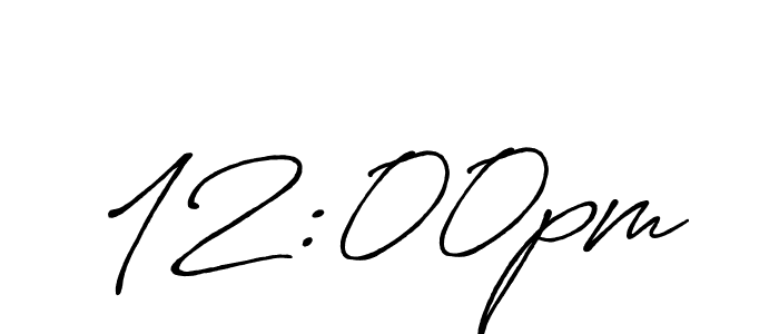Create a beautiful signature design for name 12:00pm. With this signature (Antro_Vectra_Bolder) fonts, you can make a handwritten signature for free. 12:00pm signature style 7 images and pictures png