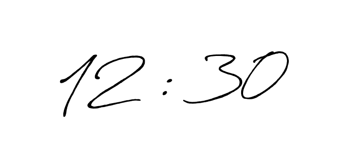 Design your own signature with our free online signature maker. With this signature software, you can create a handwritten (Antro_Vectra_Bolder) signature for name 12 : 30. 12 : 30 signature style 7 images and pictures png