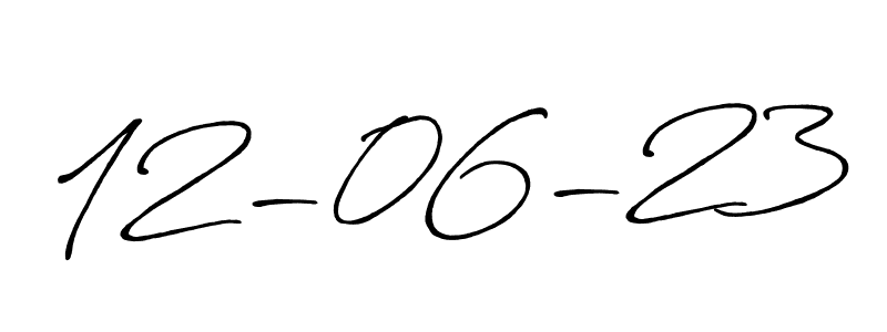 Similarly Antro_Vectra_Bolder is the best handwritten signature design. Signature creator online .You can use it as an online autograph creator for name 12-06-23. 12-06-23 signature style 7 images and pictures png