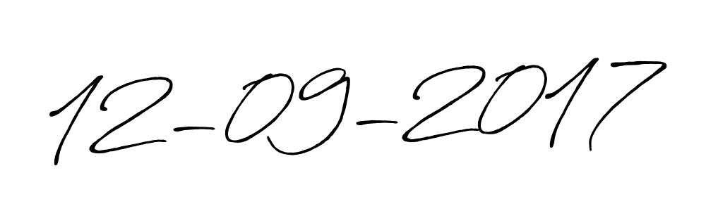 Create a beautiful signature design for name 12-09-2017. With this signature (Antro_Vectra_Bolder) fonts, you can make a handwritten signature for free. 12-09-2017 signature style 7 images and pictures png