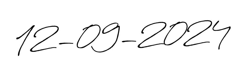 Design your own signature with our free online signature maker. With this signature software, you can create a handwritten (Antro_Vectra_Bolder) signature for name 12-09-2024. 12-09-2024 signature style 7 images and pictures png