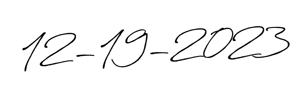 Design your own signature with our free online signature maker. With this signature software, you can create a handwritten (Antro_Vectra_Bolder) signature for name 12-19-2023. 12-19-2023 signature style 7 images and pictures png