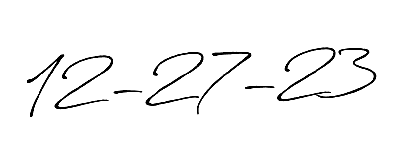 12-27-23 stylish signature style. Best Handwritten Sign (Antro_Vectra_Bolder) for my name. Handwritten Signature Collection Ideas for my name 12-27-23. 12-27-23 signature style 7 images and pictures png