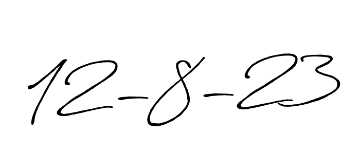 Use a signature maker to create a handwritten signature online. With this signature software, you can design (Antro_Vectra_Bolder) your own signature for name 12-8-23. 12-8-23 signature style 7 images and pictures png