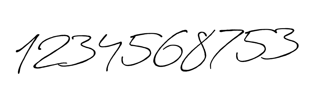 Make a beautiful signature design for name 1234568753. Use this online signature maker to create a handwritten signature for free. 1234568753 signature style 7 images and pictures png