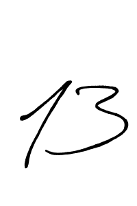 How to make 13 name signature. Use Antro_Vectra_Bolder style for creating short signs online. This is the latest handwritten sign. 13 signature style 7 images and pictures png